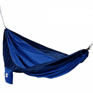 Dark Blue And Light Blue Hammaka Parachute Silk Hammock