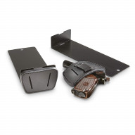 Bedside Gun Bracket with BLACK 035 Concealed Carry Holster (SMALL)