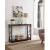 Cherry Wood Occasional Entryway Console Sofa Table With Storage Shelf