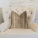 Plutus New Hampton Ivory and Beige Luxury Throw Pillow - Double sided 12