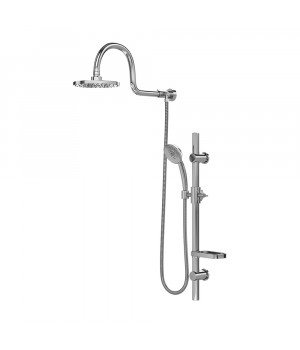 PULSE ShowerSpas AquaRain ShowerSpa Chrome Shower System
