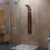 PULSE ShowerSpas Santa Cruz ShowerSpa Brushed Bronze Stainless Steel Shower Panel