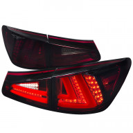 LED TAIL LIGHTS RED SMOKED