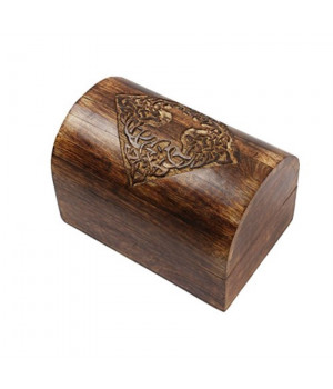 Wooden Ring Box - Trinkets Pills Studs Knickknacks Holder (Design4)