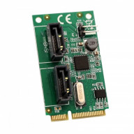 Mini PCI Express 2.0 2-Port SATA6G Card, non-RAID, ASM1061 Chipset
