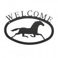 Running Horse - Welcome Sign Large