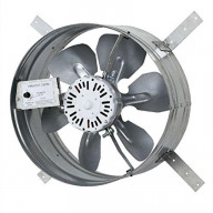 Iliving Newest Automatic Gable Mount Attic Ventilator Fan With Adjustable Thermostat, 3.10 Amps