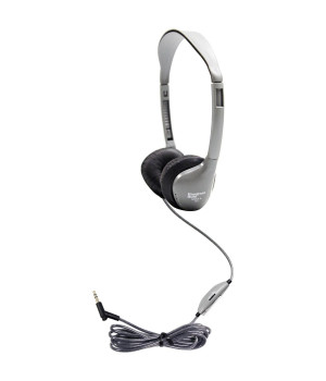 Hamiltonbuhl Schoolmate On-Ear Stereo Headphone With Leatherette Cushions And In-Line Volume