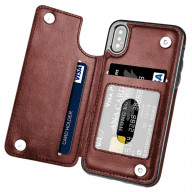 Multifunction Magnetic Leather Wallet Case