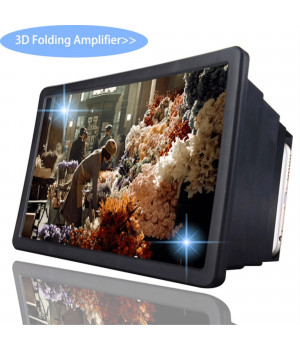Mobile Phone Screen Magnifier Expander 3D Screen Amplifier For Film Display Screen white
