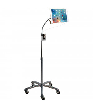 Heavy-Duty Gooseneck Floor Stand for 7-13 Inch Tablets