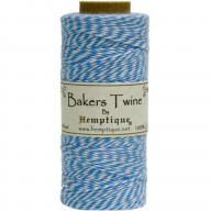 BAKERS TWINE 410FT BLUE/WHT