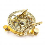Brass Sundial Compass 4