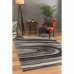 Ergode Plush Dark Grey High-Density Modern Soft Durable Area Rug (4x6 feet) Abstract - 3'9" x 5'6", Dark Grey