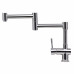 ALFI brand AB2038-PSS Solid Polished Stainless Steel Retractable Single Hole Kitchen Faucet