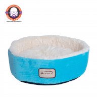 Armarkat Pet Bed, 14-Inch Diameter C12HTL/MB, Ivory