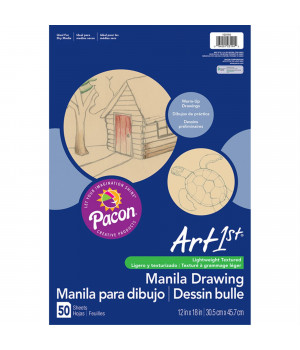Drawing Paper, Manila, Standard Weight, 12