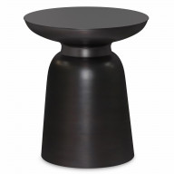 Toby 17 in Wide Metal Accent Side Table