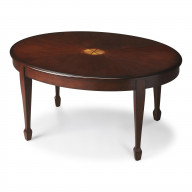 Butler Specialty Company, Clayton Oval Coffee Table, Dark Brown