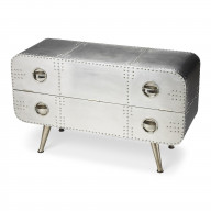 Butler Specialty Company, Midway Aviator Console Chest, Silver