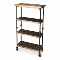 Butler Specialty Company, Fontainebleau Industrial Chic Bookcase, Multi-Color