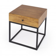 Butler Specialty Company, Brixton Iron & Wood End Table, Multi-Color