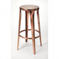 Butler Specialty Company, Ulrich Copper Backless 30" Bar Stool, Copper