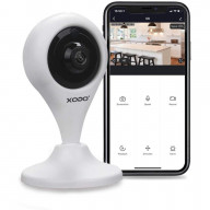 XODO E4 Wireless Security Camera - Full HD 1080P Home Security Camera Baby Monitor - Sound Detection - Video Playback - WiFi Home Indoor Camera for Dog/Pet/Nanny - Night Vision - 2 Way Audio - 2 Pack