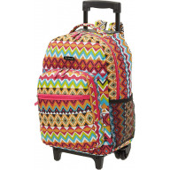 17 Inch ROLLING BACKPACK - TRIBAL