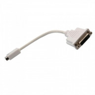 Mini DVI to DVI (24+5 pin) Adapter, White Color, 8