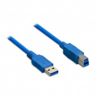 USB 3.0 AM to BM Cable, 1.8-Meter, Blue Color