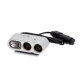 2-Port Car Sockets with USB 2.0 Port and Light