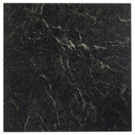 Nexus Black With White Vein Marble 12 Inch X 12 Inch Self Adhesive Vinyl Floor Tile #409 - 20 Tiles
