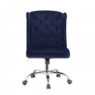Ergode Office Chair Midnight Blue Velvet