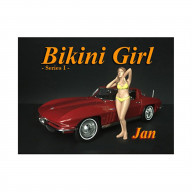 Jan Bikini Calendar Girl Figure for 1/18 Scale Models by American Diorama