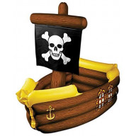 Inflatable Pirate Ship Cooler (Pack Of 1)