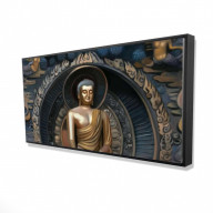 Gautama Buddha - Framed Print on canvas by Begin Edition