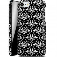 Apple iPhone SE (2020) - Black French Lillies by caseable Designs, Smartphone Hardcase