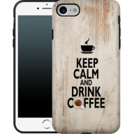 Apple iPhone SE (2020) - Drink Coffee by caseable Designs, Smartphone Premium Case