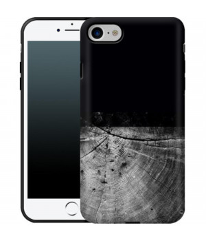 Apple iPhone SE (2020) - Wood Grain Slice by caseable Designs, Smartphone Premium Case