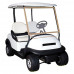 Classic Accessories Fairway Deluxe Portable Golf Cart Windshield, Sand/Clear