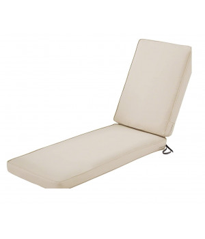 Classic Accessories (62-029-BEIGE-EC Montlake Patio FadeSafe Chaise Lounge Cushion, Beige, 80