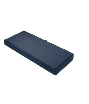 Classic Accessories Montlake Bench Cushion Foam & Slip Cover, Heather Indigo, 48x18x3 Thick ( Pack of 2 )