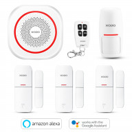 XODO PK6 Easy Install WiFi Surveillance Smart System Kit Motion Sensor, Door Window Sensor App Controlled