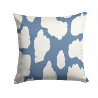 Blue Giraffe Fabric Decorative Pillow AZD1000PW1414