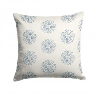 Blue Medallion Fabric Decorative Pillow AZD1004PW1414