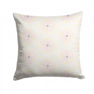 Pink Medallion Fabric Decorative Pillow AZD1005PW1414