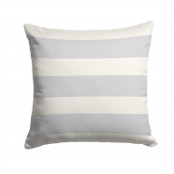 Grey Stripe Fabric Decorative Pillow AZD1015PW1414