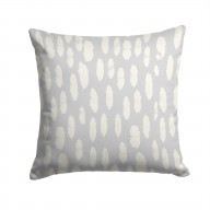 Grey White Mini Dot Fabric Decorative Pillow AZD1027PW1414