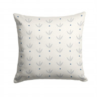 Grey Lily Fabric Decorative Pillow AZD1035PW1414